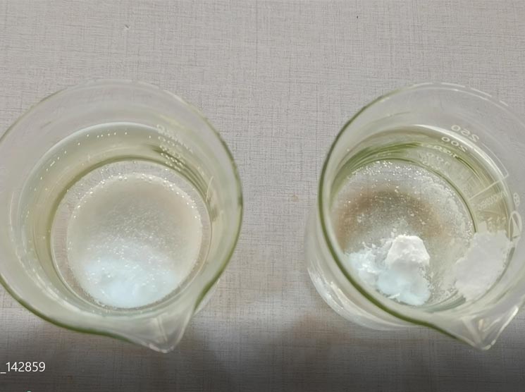 About the detection comparison of TCCA powder